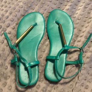 Mossimo Teal Sandals